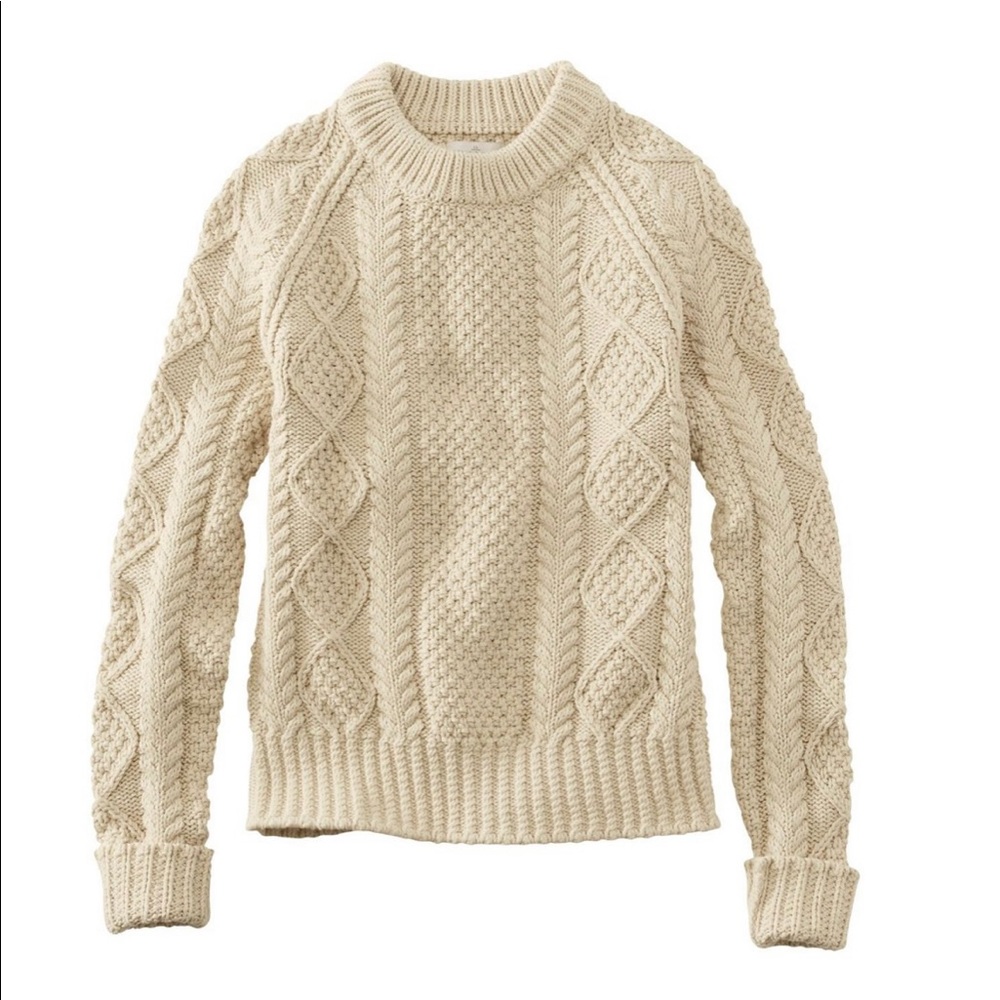 LL Bean Women's Signature Cotton Fisherman Sweater